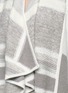 Detail View - Click To Enlarge - VINCE - Graphic knit wool-alpaca blend drape cardigan