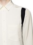 Detail View - Click To Enlarge - VINCE - Contrast hem silk shirt dress
