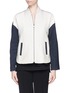 Main View - Click To Enlarge - VINCE - Contrast sleeve cotton bomber jacket