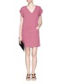 Detail View - Click To Enlarge - VINCE - Roll sleeve shift dress