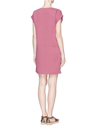Back View - Click To Enlarge - VINCE - Roll sleeve shift dress