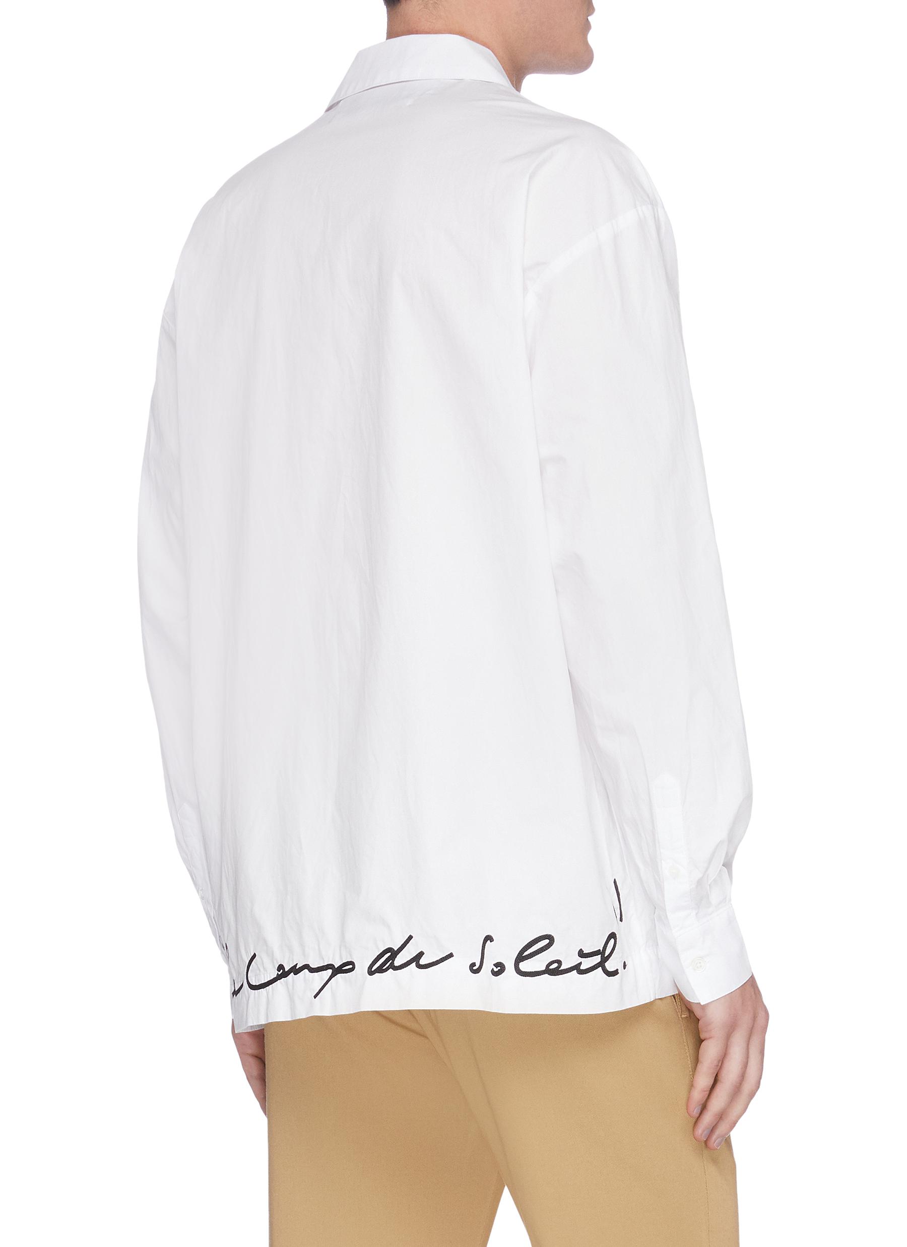 JACQUEMUS 'LA CHEMISE COUP DE SOLEIL' EMBROIDERED SHIRT