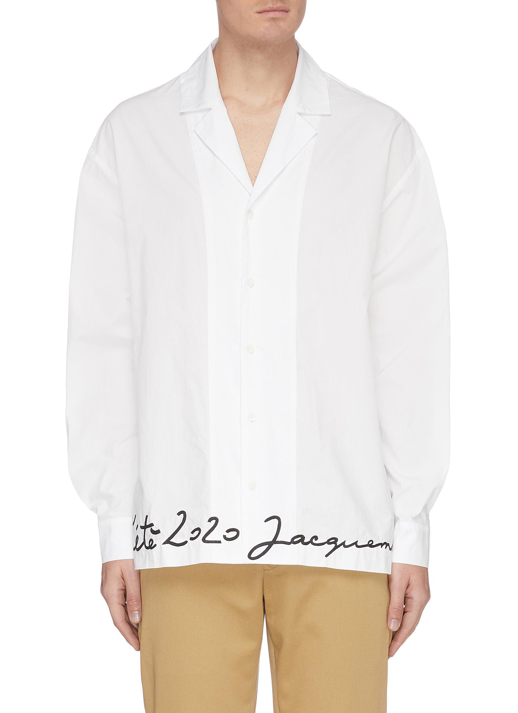 JACQUEMUS 'LA CHEMISE COUP DE SOLEIL' EMBROIDERED SHIRT