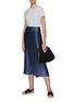 Figure View - Click To Enlarge - VINCE - Silk Slip Skirt