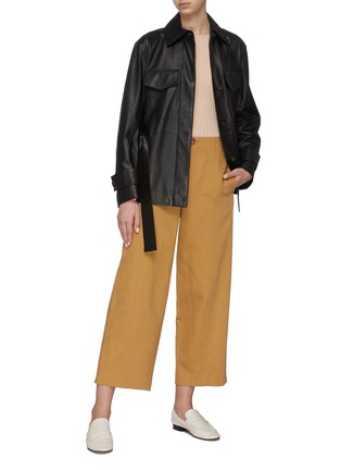 Figure View - Click To Enlarge - VINCE - High Waist Utility Pants