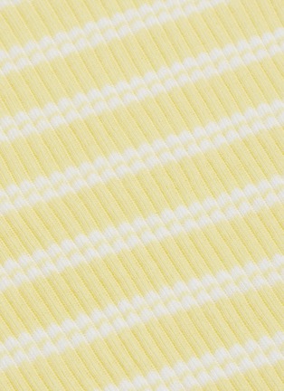  - VINCE - Striped boatneck rib knit top