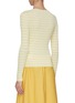 Back View - Click To Enlarge - VINCE - Striped boatneck rib knit top