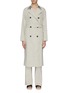 Main View - Click To Enlarge - VINCE - Side slit belted trench