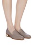 Figure View - Click To Enlarge - NICHOLAS KIRKWOOD - 'Casati' faux pearl heel leather moccasins