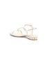  - NICHOLAS KIRKWOOD - 'Casati' faux pearl heel metallic leather sandals