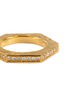 Detail View - Click To Enlarge - PATCHARAVIPA - 'Hexagon ring II' diamond 18k yellow gold