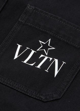 - VALENTINO GARAVANI - VLTN star embroidered denim shirt