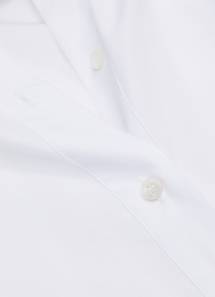  - VALENTINO GARAVANI - Feather embellished cuff shirt