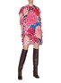 Figure View - Click To Enlarge - VALENTINO GARAVANI - Floral print ruffle mini dress