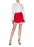 Figure View - Click To Enlarge - VALENTINO GARAVANI - Petal mini skirt