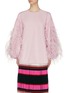 Main View - Click To Enlarge - VALENTINO GARAVANI - Feather embellished puff sleeve top