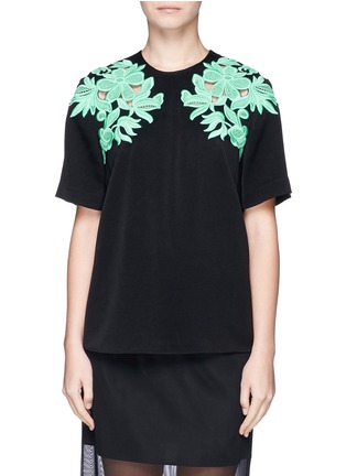 Main View - Click To Enlarge - 3.1 PHILLIP LIM - Guipure floral lace T-shirt