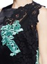 Detail View - Click To Enlarge - 3.1 PHILLIP LIM - Floral appliqué satin finish silk organza 
dress
