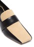 Detail View - Click To Enlarge - MERCEDES CASTILLO - 'Remina' suede tongue block heel leather loafers
