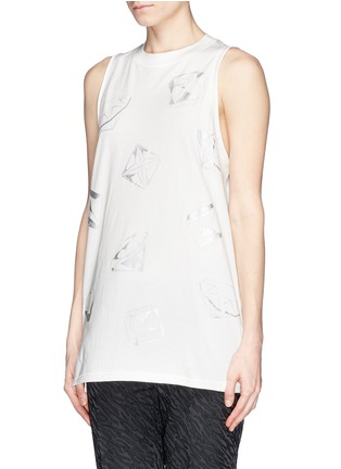 Front View - Click To Enlarge - 3.1 PHILLIP LIM - Gemstone foil print tank top