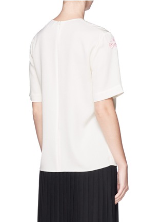 Back View - Click To Enlarge - 3.1 PHILLIP LIM - Guipure floral lace T-shirt