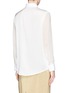 Back View - Click To Enlarge - 3.1 PHILLIP LIM - 'Tuxedo' Oxford and silk chiffon shirt