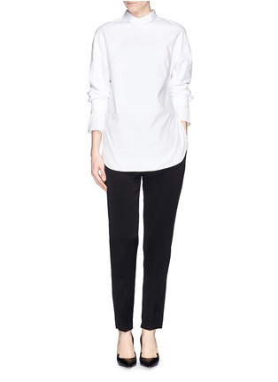 Figure View - Click To Enlarge - 3.1 PHILLIP LIM - 'Tuxedo Trompe L'oeil' mock layer sleeve shirt