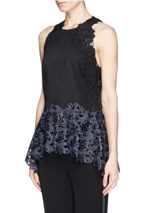 Front View - Click To Enlarge - 3.1 PHILLIP LIM - Honeycomb mesh guipure lace top