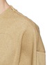 Detail View - Click To Enlarge - 3.1 PHILLIP LIM - 'Poet' elastic hem metallic neoprene pullover