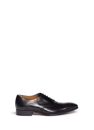 Main View - Click To Enlarge - ROLANDO STURLINI - Perforated border leather Oxfords