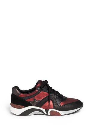Main View - Click To Enlarge - ASH - 'Hendrix' leather suede sneakers