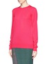 Front View - Click To Enlarge - PROENZA SCHOULER - Semi sheer Merino wool sweater