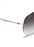 Detail View - Click To Enlarge - RAY-BAN - 'Aviator Light Ray' rimless titanium sunglasses