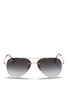 Main View - Click To Enlarge - RAY-BAN - 'Aviator Light Ray' rimless titanium sunglasses