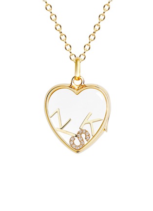Figure View - Click To Enlarge - LOQUET LONDON - 18k yellow gold letter charm - K