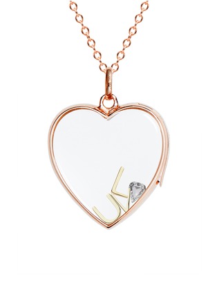 Figure View - Click To Enlarge - LOQUET LONDON - 18k yellow gold letter charm - L