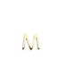 Main View - Click To Enlarge - LOQUET LONDON - 18k yellow gold letter charm - M