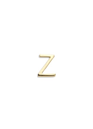Main View - Click To Enlarge - LOQUET LONDON - 18k yellow gold letter charm - Z