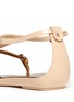 Detail View - Click To Enlarge - SERGIO ROSSI - Contrast-strap flat sandals