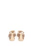 Back View - Click To Enlarge - SERGIO ROSSI - Contrast-strap flat sandals
