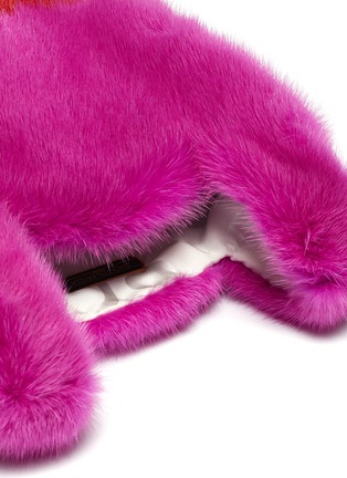 Detail View - Click To Enlarge - SIMONETTA RAVIZZA - 'Furrissima Baby' mink fur sac bag