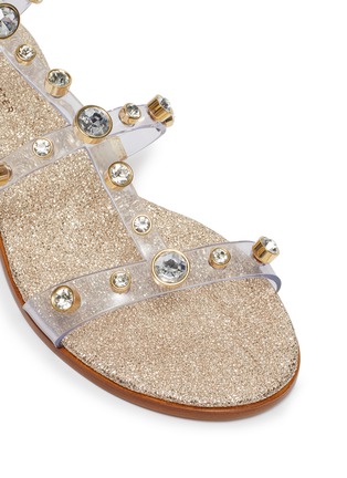 Detail View - Click To Enlarge - SOPHIA WEBSTER - 'Dina' gem embellished strap sandals