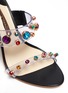 Detail View - Click To Enlarge - SOPHIA WEBSTER - 'Dina' gem embellished strap mules