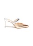 Main View - Click To Enlarge - SOPHIA WEBSTER - 'Laurellie' ribbon strap nappa leather mules