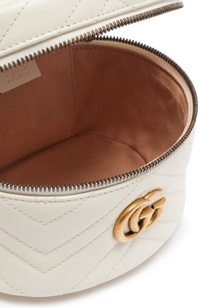Detail View - Click To Enlarge - GUCCI - 'GG Marmont 2.0' oval box backpack