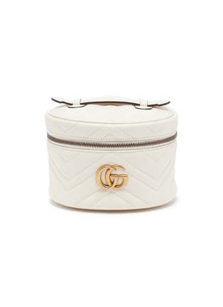Main View - Click To Enlarge - GUCCI - 'GG Marmont 2.0' oval box backpack