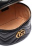 Detail View - Click To Enlarge - GUCCI - 'Marmont' quilted oval box mini backpack