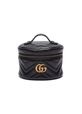 Main View - Click To Enlarge - GUCCI - 'Marmont' quilted oval box mini backpack