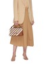 Front View - Click To Enlarge - ANYA HINDMARCH - Calico Circus' woven leather bag