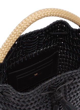 Detail View - Click To Enlarge - ANYA HINDMARCH - 'Neeson' small cherry leather woven bag